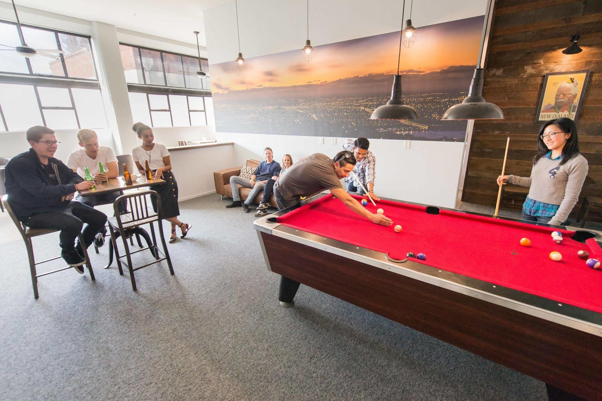 Хостел Urbanz Крайстчёрч Экстерьер фото The pool table at the company headquarters
